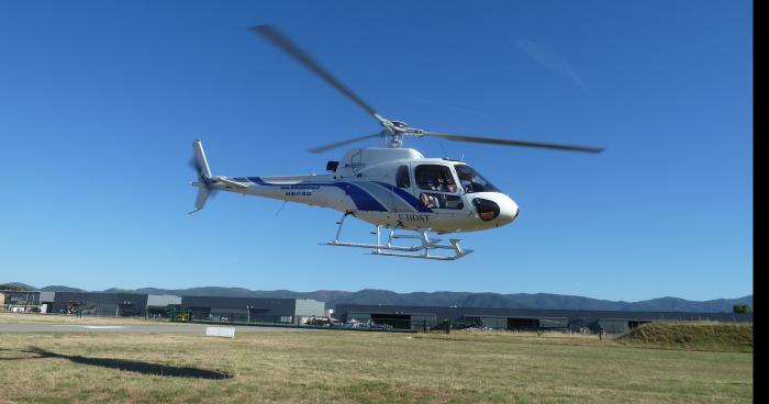 Amnéville atterrissage forcé d’un hélicoptère.