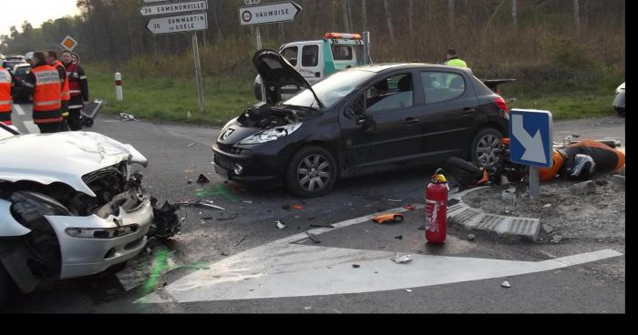 Aisne : un motard grièvement blessé dans un accident à Bézu-Saint-Germain