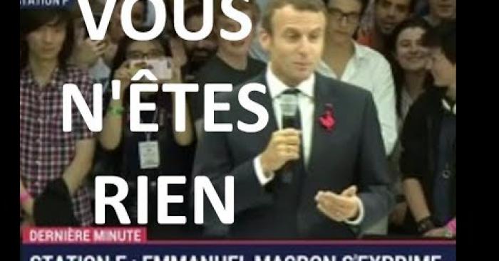 Selon Emmanuel Macron, les gilets jaunes sont des 