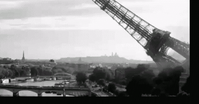 La Tour Eiffel s'est efondrée