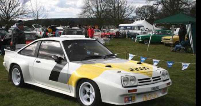 Roby en Opel Manta à l'East Belgian rally le 26/9