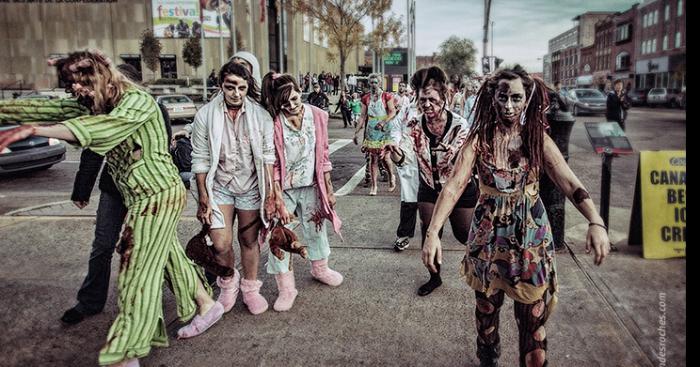 Les zombies sont de retour dans toute la belgique et france