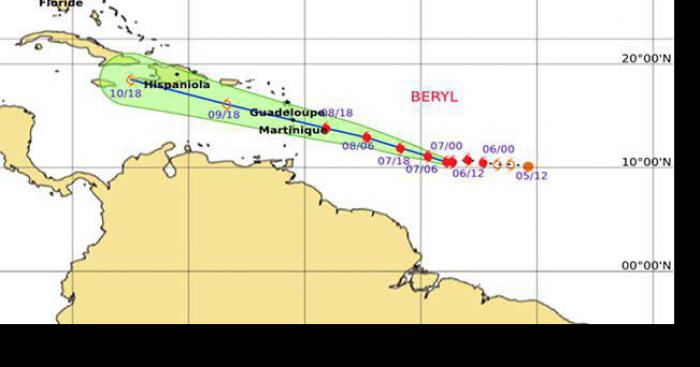 Ouragan Béryl : la Guadeloupe évacuée