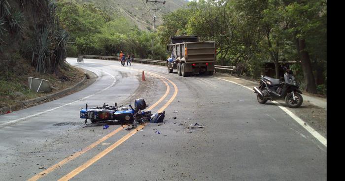 Un motard c'est fait renversée