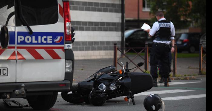 Mons-en-Barœul : renversé par une voiture, un jeune motard entre la vie et la mort