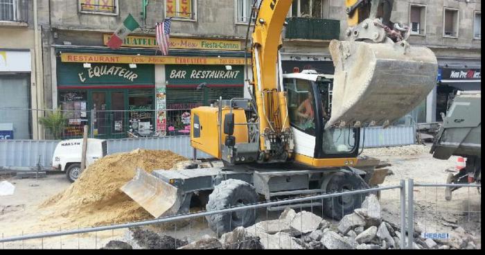 Travaux à Rouen, à l'arrêt...