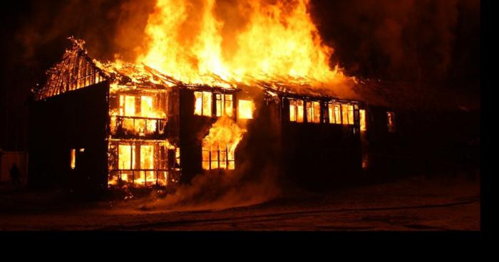 Incendie dans un lycée