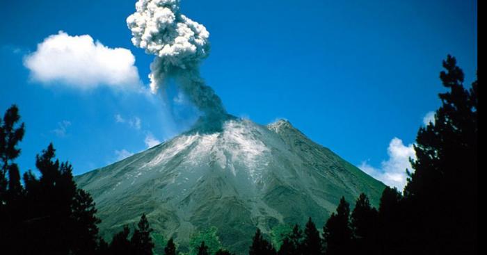 Volcan en eruption dans les vosges