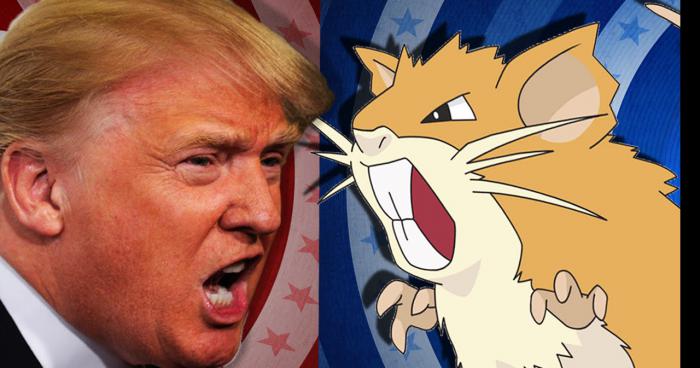 Donald Trump interdit les pokemons dans le monde entier