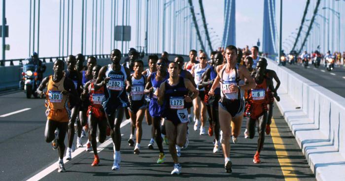 Un Pompier de PLOBANNALEC (Finistère 29), se prépare pour le marathon de NEW-YORK