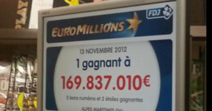 Le gagnant du jackpot de l'EuroMillions est connu