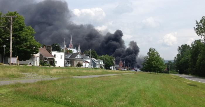 La polyvalente de coaticook en feu