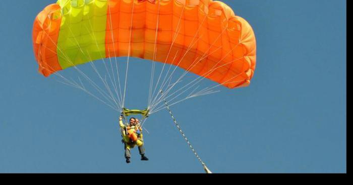 Haillicourt : Il saute de sa voiture avec un parachute