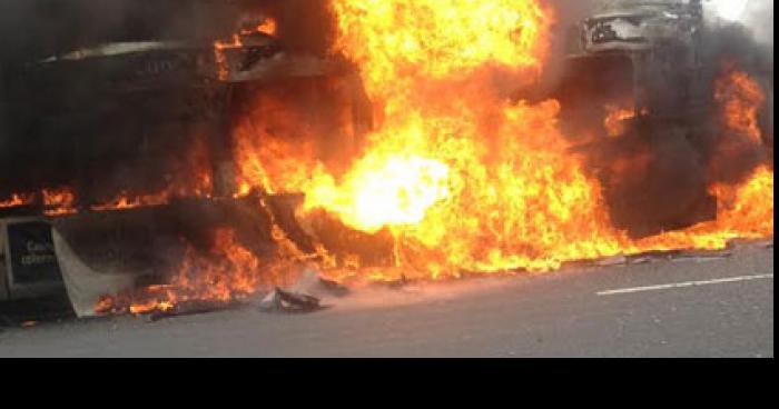 Vol d'un bus, le comissariat de police de sarreguemines sous les flammes!!!