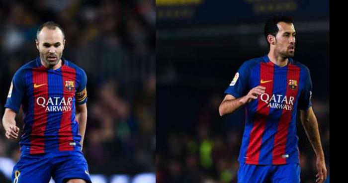 Busquets et Iniesta en route pour l'Ogc nice