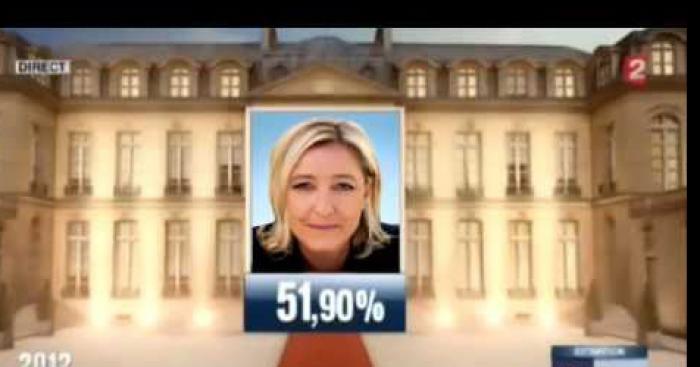 Marine Le Pen est élue Présidente de la République