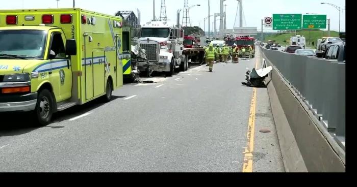 Accident mortel sur le Pont Pierre Laporte