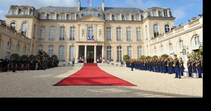 Les ninams reçus à l'élysee pour le titre de couplé le plus mour de france