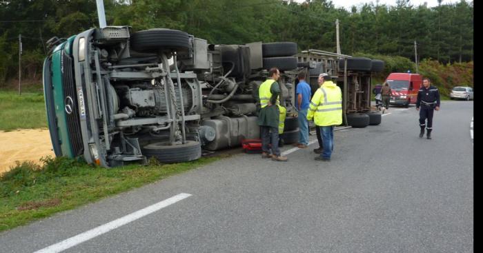 Un camion transportant des Mygales, renversé sur l'autoroute