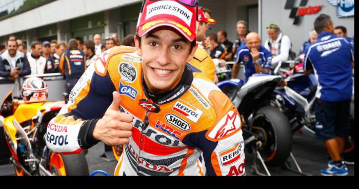 Marc MARQUEZ en visite à ST MAURICE LES BROUSSES