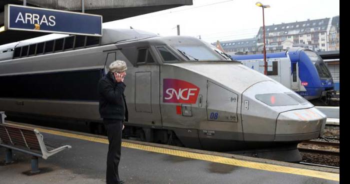 Un TGV fou en gare de Arras