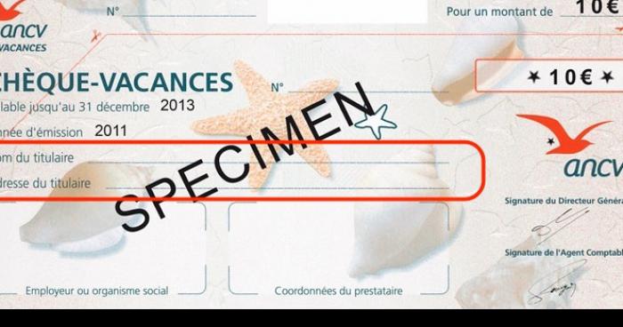 Bientôt une taxe sur les chèques vacances de 15 euros par carnet