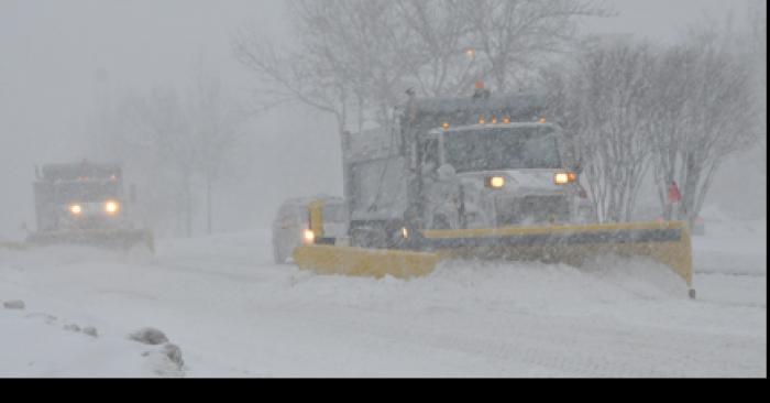 Tempête de neige au nord de Québec.