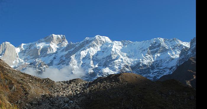 Miguel à glissé au ski