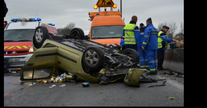 Accident sur la A16