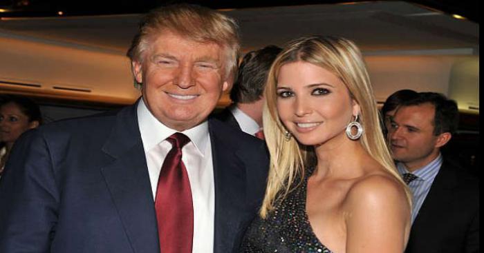 Donald Trump et sa fille en pleine action.