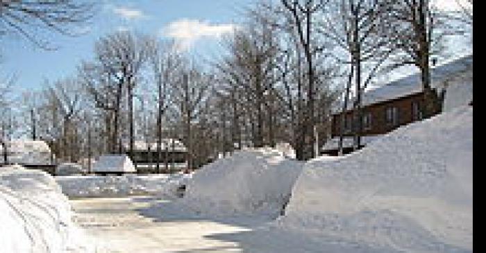 Tempête de neige à l'horizon