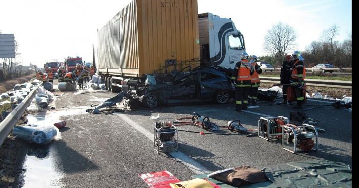 Terrible accident à Tournai