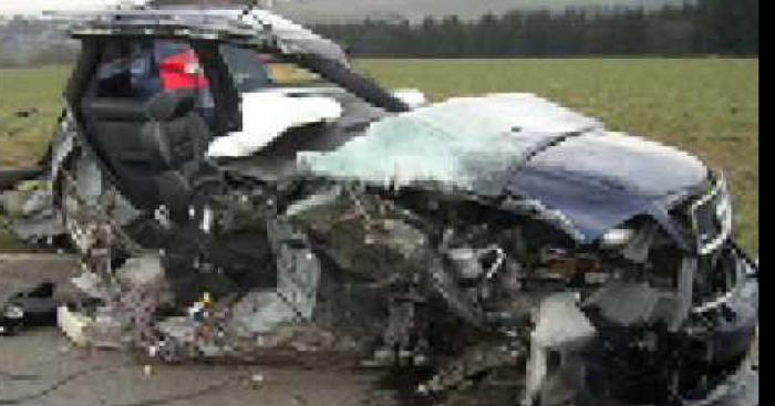 Crash violent audi a6