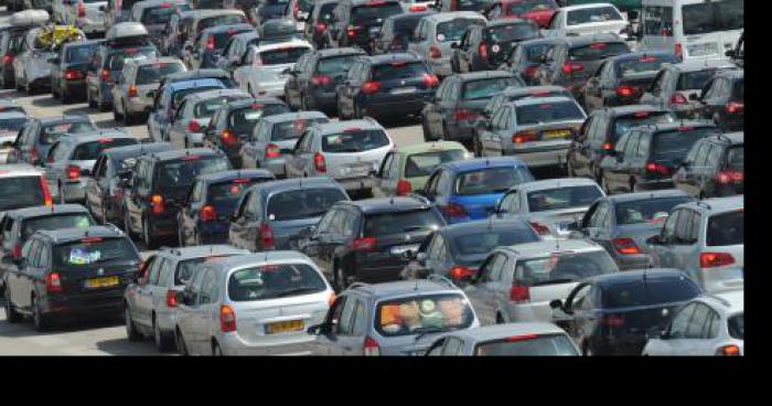 Embouteillage sur le pont Pierre-Laporte