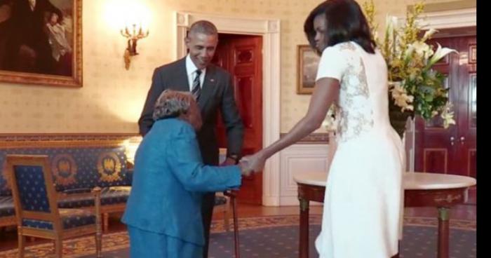 À 106 ans, elle danse avec les Obamas à la maison Blanche