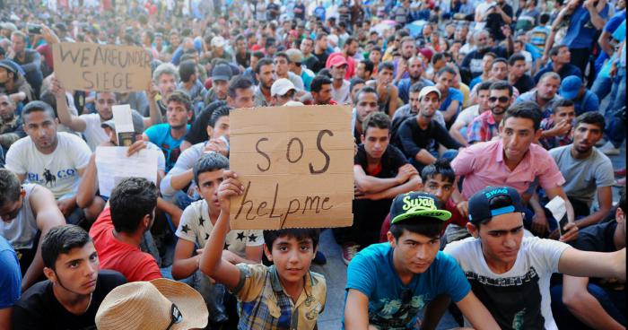 Les migrants débarquent  a Clermont-Ferrand