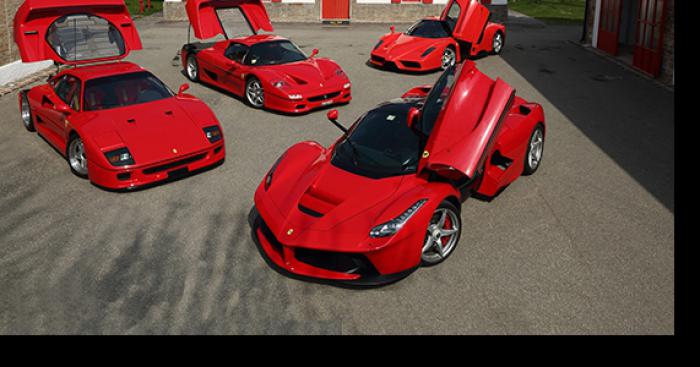 Ferrari donne des voitures d'occasion