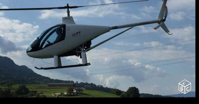 Un hélicoptere  classe  6 Italien motorisé par une Turbine Solar