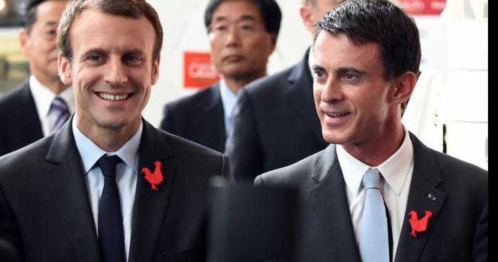 Emmanuel Macron soutient manuel Valls