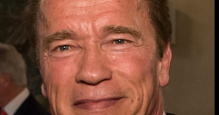 Arnold Schwarzenegger à  Elbeuf, pour parrainer une opération de protection de l’environnement