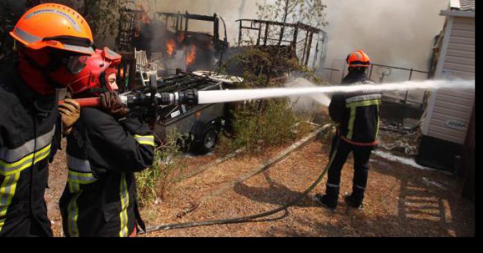 Camping Soleil de la Mediterranée , evacué suite un accendie criminel