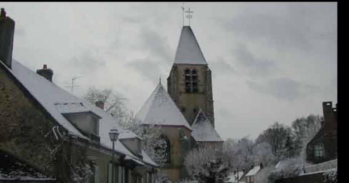 30  cm de neige a Dol de bretagne