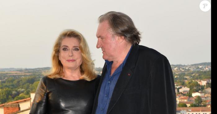 Gérard depardieu et catherine deneuve  à cabourg