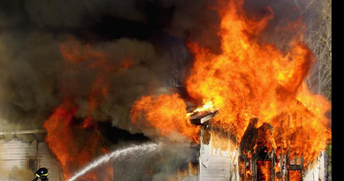 Incendie à Méru