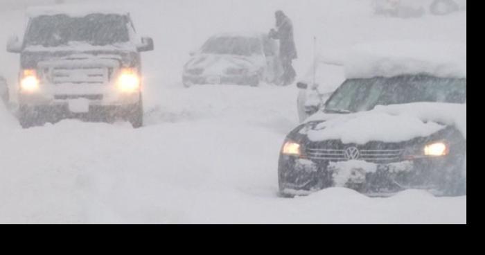 La Belgique en tempête de neige