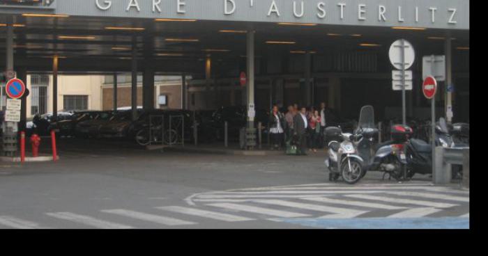 La gare de paris Austerlitz fermé