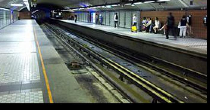 Tentative de suicide au métro St-Michel.