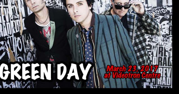 Green Day annule son spectacle à Québec