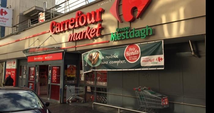 ANTHONY MATHIEU PRIS LORS D'UN VOL AU PETIT CARREFOUR À MARCHE EN FAMENNE