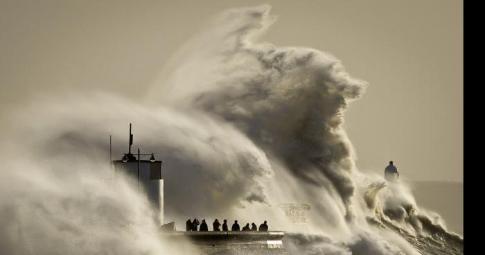 Ouragan au large du Cap d agde